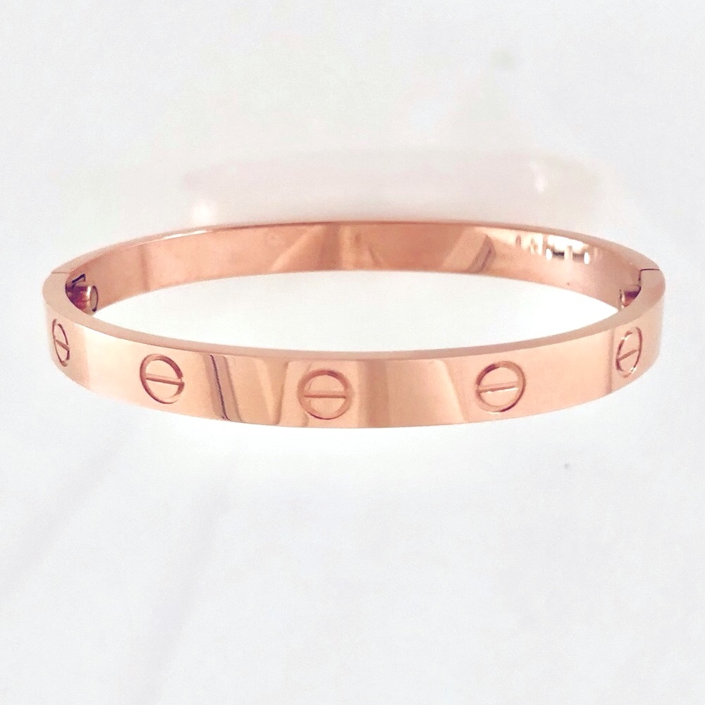 Rose Gold Screw Classic Model Bracelet